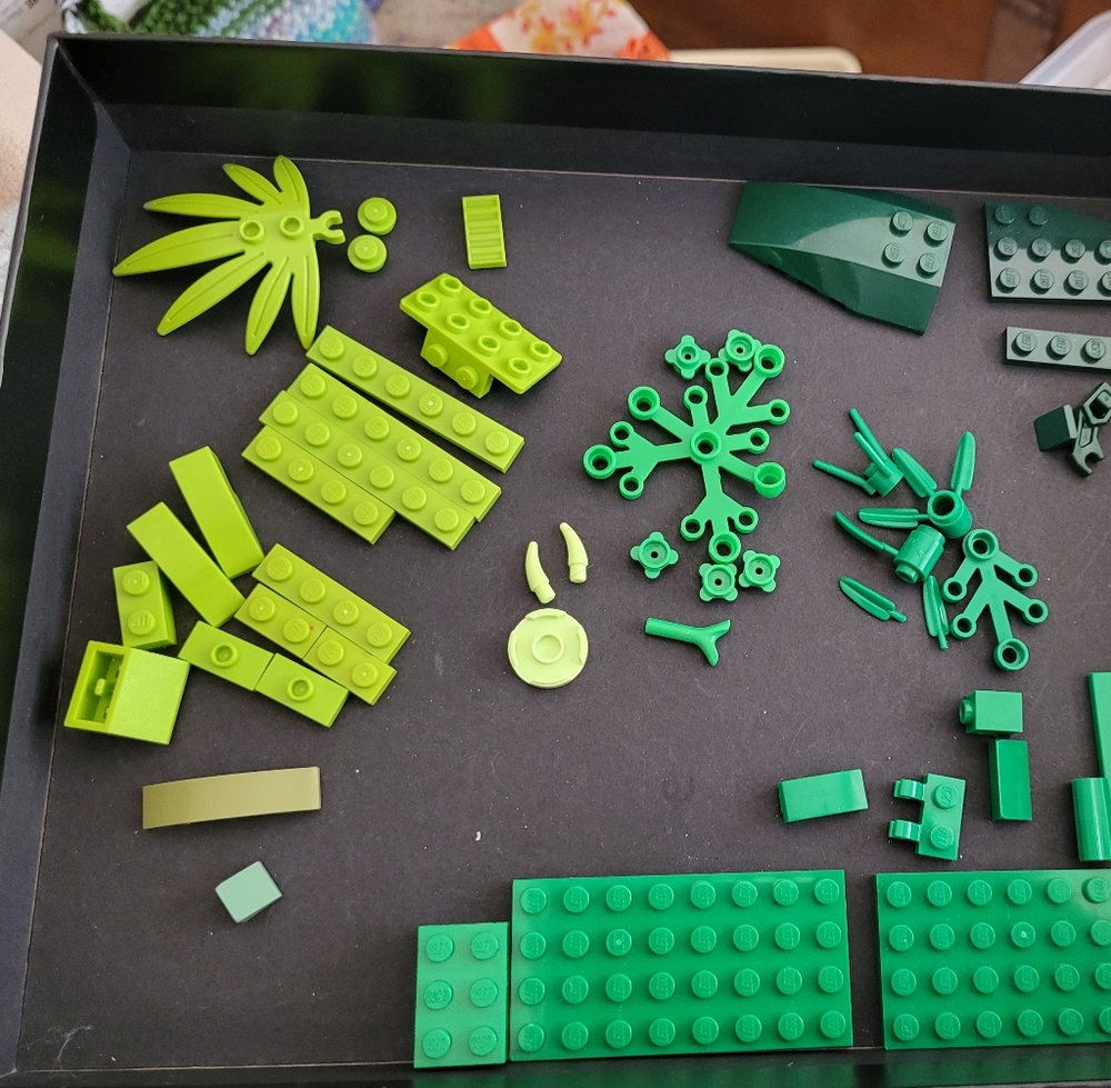 Legos Lot of green colors